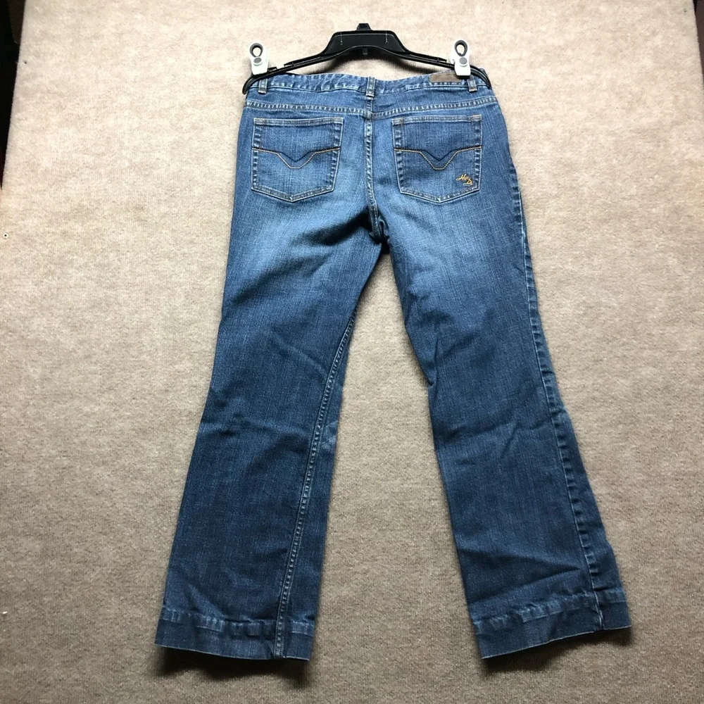 Harley-Davidson Women's Blue Flare Jeans - Picture 5 of 5